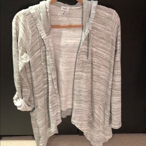 Splendid Open Hooded Cardigan